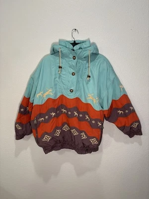 Chaqueta de esquí con capucha de colección Bogner x Goan Thylmann 1/2 cremallera bloques de color Kautokeino M Foto 1 de 4