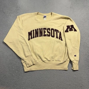 VINTAGE Minnesota Gophers Champion Reverse Weave Sweatshirt Rundhalsausschnitt Herren Large - Bild 1 von 7