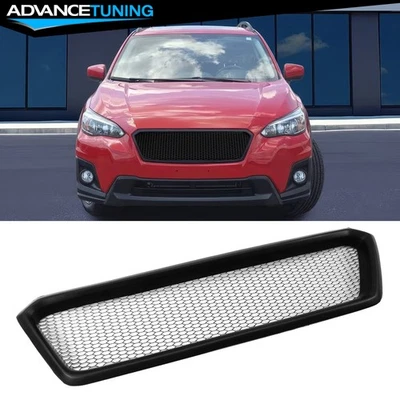 For 18-20 Subaru Crosstrek Front Bumper Upper Mesh Grille Assembly Unpainted PU Foto 1 de 4