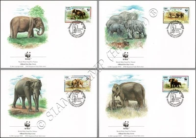 Conservación mundial: elefante malaya -FDC(II)-I- Foto 1 de 4