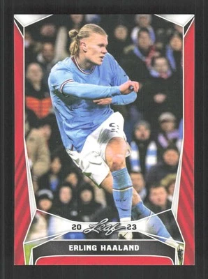 Erling Haaland 2023 Leaf Red #B-4 - Image 1 of 2