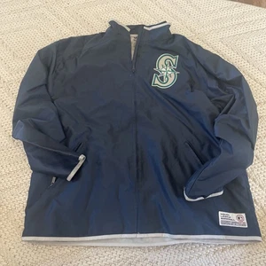Seattle Mariners Mens Dynasty Jacket Lightweight MLB Baseball Windbreaker XXL - Picture 1 of 5