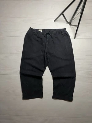 Dries Van Noten льняной дизайнер укороченные брюки 54 размер женщин авангард синий - Изображение 1 из 4