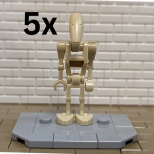 5x NEW Lego Star Wars B1 Battle Droid Minifigure, Clone Wars, Trade Federation - Picture 1 of 2