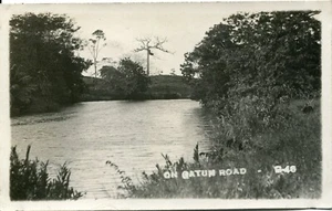 1931 RPPC On Gatun Road Panama Echtfoto Postkarte - Bild 1 von 1