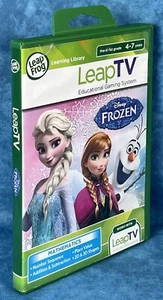 Frozen Game For Leap Frog TV Educational Gaming System Disney Mathematics Used - Picture 1 of 4