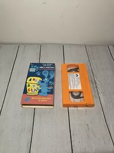 Blue's Clues Play Along with Blue ABC’s and 123’s (1999) Orange VHS w/STEVE!! - Picture 1 of 1