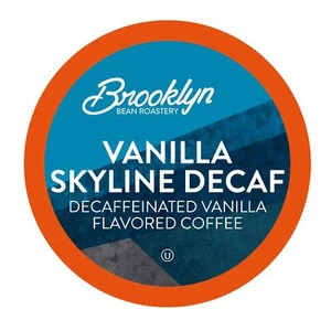 Brooklyn Beans Vanilla Skyline Decaf Coffee Pods 40 Count for Keurig - Picture 1 of 6