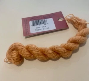 Silk/wool Impressions Thread 36Yd Caron #1104 Lt.Orange Needlepoint/Cross Stitch - Picture 1 of 1