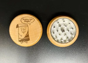 South Park Towelie doppelseitige Gravur Holz Küche Kräutermühle individuelles Geschenk - Bild 1 von 4