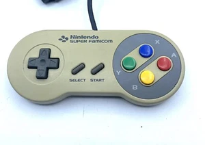 Authentic Super Famicom Controller SNES Controller Yellowed OEM Japanese Import - Picture 1 of 5