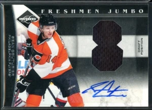 2011-12 Limited Freshmen Jumbo Materials Draft Position #8 Sean Couturier 09/99 - Foto 1 di 2