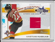 2001-02 Bowman YoungStars Kristian Huselius Fabric of the Future Jersey