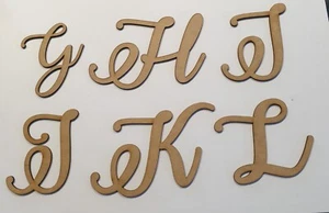20cm Wooden letters MDF Made Any Font Craft Lettes Easy too paint Capitals Only - Picture 1 of 4
