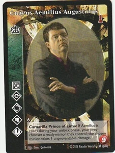 Gnaeus Aemilius Augustinus x1 Lasombra New Blood Jyhad VTES - Picture 1 of 1