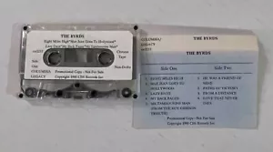 THE BYRDS s/t 1990 Box Set US PROMO Sampler CASSETTE David CROSBY Roger MCGUINN - Picture 1 of 2