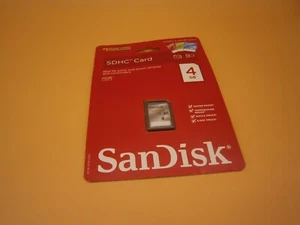 SanDisk SD Card SDHC MEMORY CARD 4GB - Picture 1 of 1