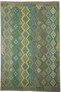Kelim Afghan Old Tradition 300 x 200 cm Handgewebt Teppich Orientteppich Neu - Imagen 1 de 8