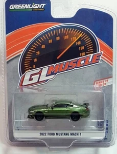2022 Ford Mustang Mach 1 - grün / green - GL Muscle Series - 1/64 Greenlight - Bild 1 von 3