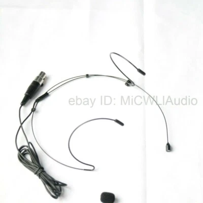 B14 Wireless Headset Microphone For Shure BLX SLX PGX ULX Wireless System Black - Image 1 of 4