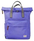 Roka Unisex Canfield B Medium Recycled Nylon Backpack - Simple Purple