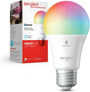 Sengled Bluetooth Color-Changing LED Smart Bulb | Work with Alexa (A19 / E26) - Picture 1 of 10