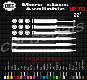 Bullet American Flag Shield Decal sticker Window Decal Truck Car Sticker USA - Bild 1 von 1