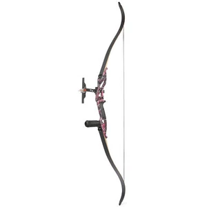 56" Recurve Bow Set 30-50lbs Archery Takedown Carbon Arrows Hunting Target Bow - Picture 1 of 25
