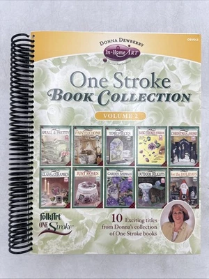 Colección de libros de arte Donna Dewberry One Stroke - Volumen 2 - BUENO Foto 1 de 4