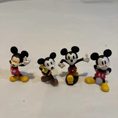 Lote de figuras de Mickey Mouse de 2" de Disney - Juguetes para adornar pasteles Mouseketeers Foto 1 de 4