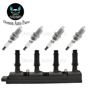 1pcs Ignition Coil and 4pcs Spark Plug For 2014-2016 Cadillac ELR 1.4L L4 9.6447 - Picture 1 of 8