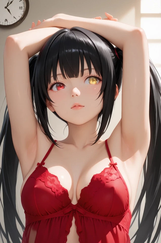 Impresión fotográfica profesional 4x6 de anime Waifu obra de arte completa SFW Kurumi Date A Live Foto 1 de 1