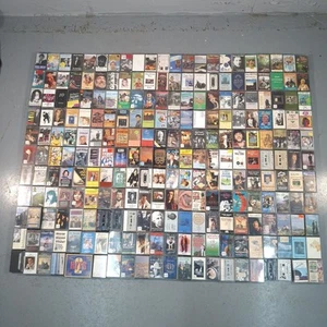 242x Huge Joblot Cassette Tapes Bundle Mixed Artists Rock Pop 90s Audio Etc - Picture 1 of 11