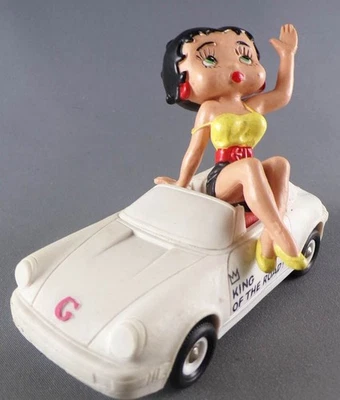 Betty Boop - Figurine Pvc Bully Mafi - Betty Boop Hot Pants sur Posrsche 911 Cab - Photo 1/4