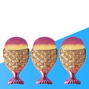 Maniküre Nagelreinigung Staubbürste Multifunktionale Foundation Fish Tail Brush - Bild 1 von 6