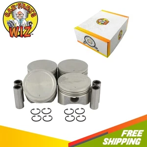Engine Piston Set Fits 91-99 INFINITI Nissan G20 NX Sentra 200SX 2.0L 16V DOHC - Picture 1 of 2