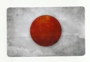 Pegatina pegatina bandera Japón - aspecto brillante - aspecto vintage - Imagen 1 de 1