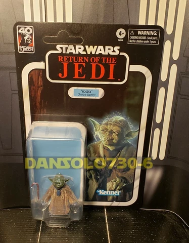 Star Wars Black Series 40th Anniversary Force Spirit Yoda Unpunched ROTJ Cover