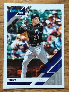 2019 PANINI DONRUSS BASEBALL TREVOR STORY NICKNAME VARIATION CARD No.185 TREV - Picture 1 of 2
