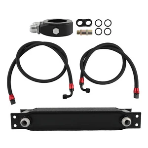 Enfriador de aceite universal de transmisión de motor AN10 13 filas con kit adaptador de filtro - Imagen 1 de 11