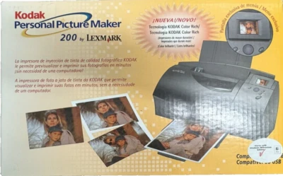 Kodak Lexmark Photo Printer NIB Personal Picture Maker 200 Digital Color Inkjet - Image 1 of 4