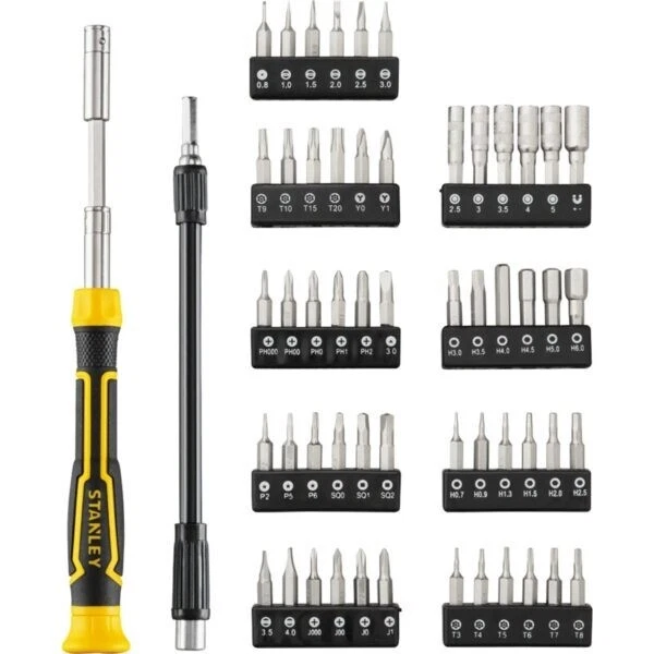 STANLEY 56PC PRECISION SCREWDRIVER SET, PART: STHT60090-8, - PACK  OF:  1 SET - Image 1 of 3