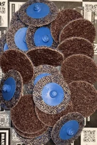 20 X 3M 2” Scotch-Brite Roloc SL Surface Conditioning TR 048011-33793 20 Disc - Picture 1 of 5