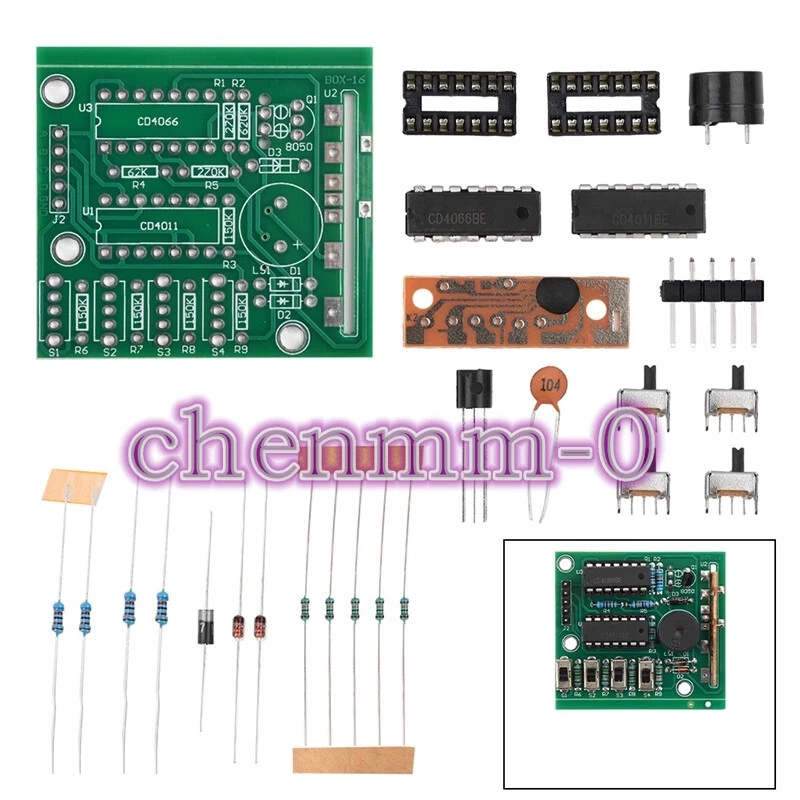 1 PIEZA 16 caja de música módulo fabricación electrónica hágalo usted mismo 5V placa PCB enseñanza estudiantes #YT Foto 1 de 1