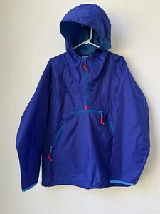 VTG Sierra Designs Jacket Windbreaker Anorak Mens Sz M Blue Lightweight 1/2 Zip - Picture 1 of 6