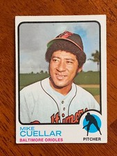 1973 Topps Baseball #470- Mike Cuellar, Baltimore Orioles - ExMt - Free Shipping