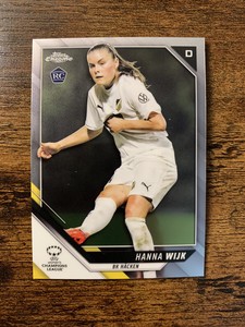 2021-22 Topps Chrome Womens Champions League Hanna Wijk Rookie Card 78