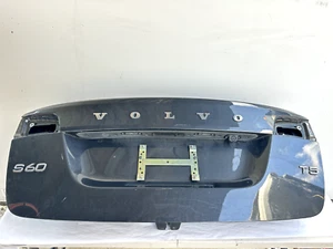 11-18 VOLVO S60 REAR TRUNK LID BACK DOOR SHELL SKIN GRAY W/ TRIM PANEL OEM - Picture 1 of 4