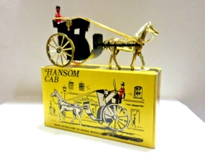 Vintage Budgie Models Die-Cast No. 100 Gold-Plated Metal Hansom Cab - Picture 1 of 4