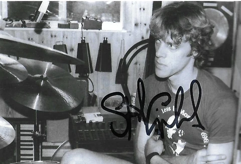 Stewart Copeland auto/signed 4x6 photo The Police Drummer Music Rare COA LOOK! Cover